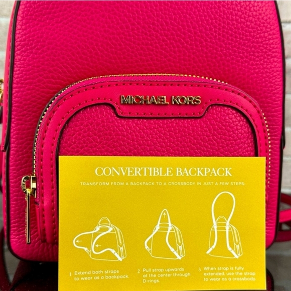 NWT Michael Kors Conv XS Leather Backback - Picture 4 of 8